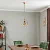Outlet Avonni Suspension AV-5064-1E avec abat-jour verre teinté