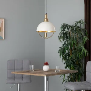 Flash Sale Avonni Suspension AV-4106-M35-BBY doré ancien/blanche