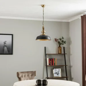 Shop Avonni Suspension AV-4106-M32-BSY, abat-jour noir
