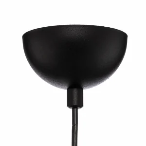Store Avonni Suspension AV-4100-M5-BSY en noir, intérieur blanc