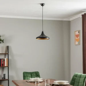 Best Avonni Suspension AV-4106-M8-BSY-29 noire/dorée Ø 29 cm