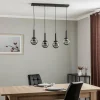 Store Avonni Suspension AV-7002-1781-4Y-BSY à 4 lampes allongée