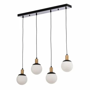 New Avonni Suspension AV-1838-4Y-BSY barres, à 4 lampes