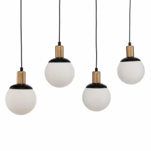 New Avonni Suspension AV-1838-4Y-BSY barres, à 4 lampes