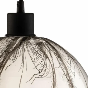Outlet Solbika Lighting Suspension Ball décor pissenlit en haut Ø 25cm
