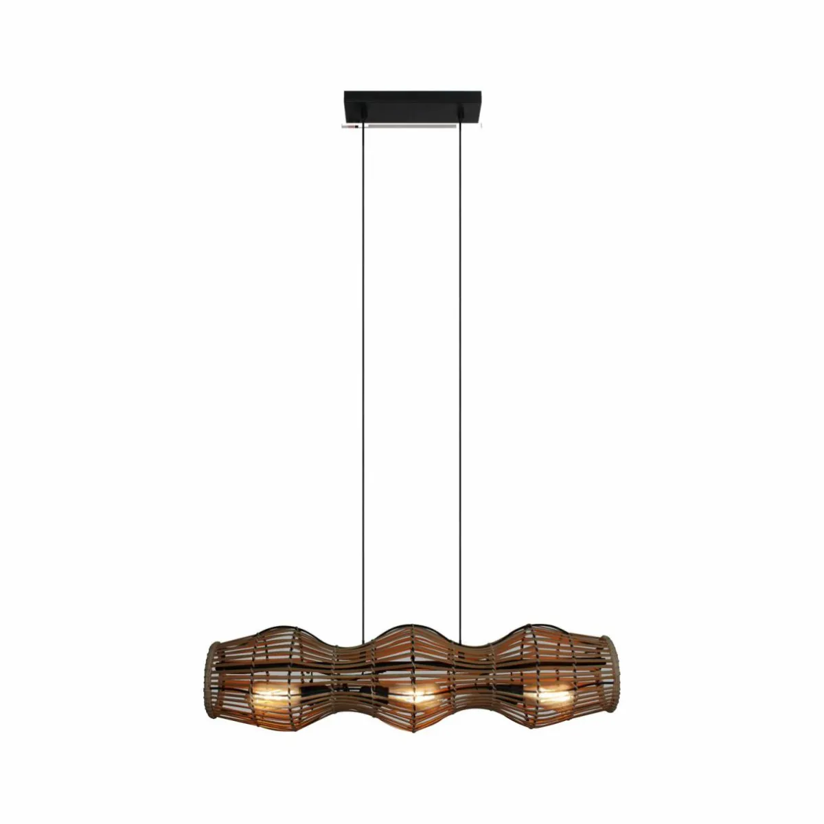 suspension_bamboo_marron___lampes_0.webp Clearance Eco-Light Suspension Bamboo, marron, à 3 lampes