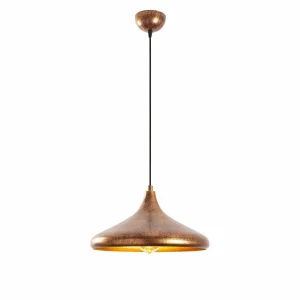 Cheap Opviq Suspension Barek 11545, laiton bruni, métal, Ø 34 cm
