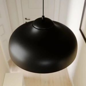 Fashion Luminex Suspension Basca, noire/dorée, à 1 lampe