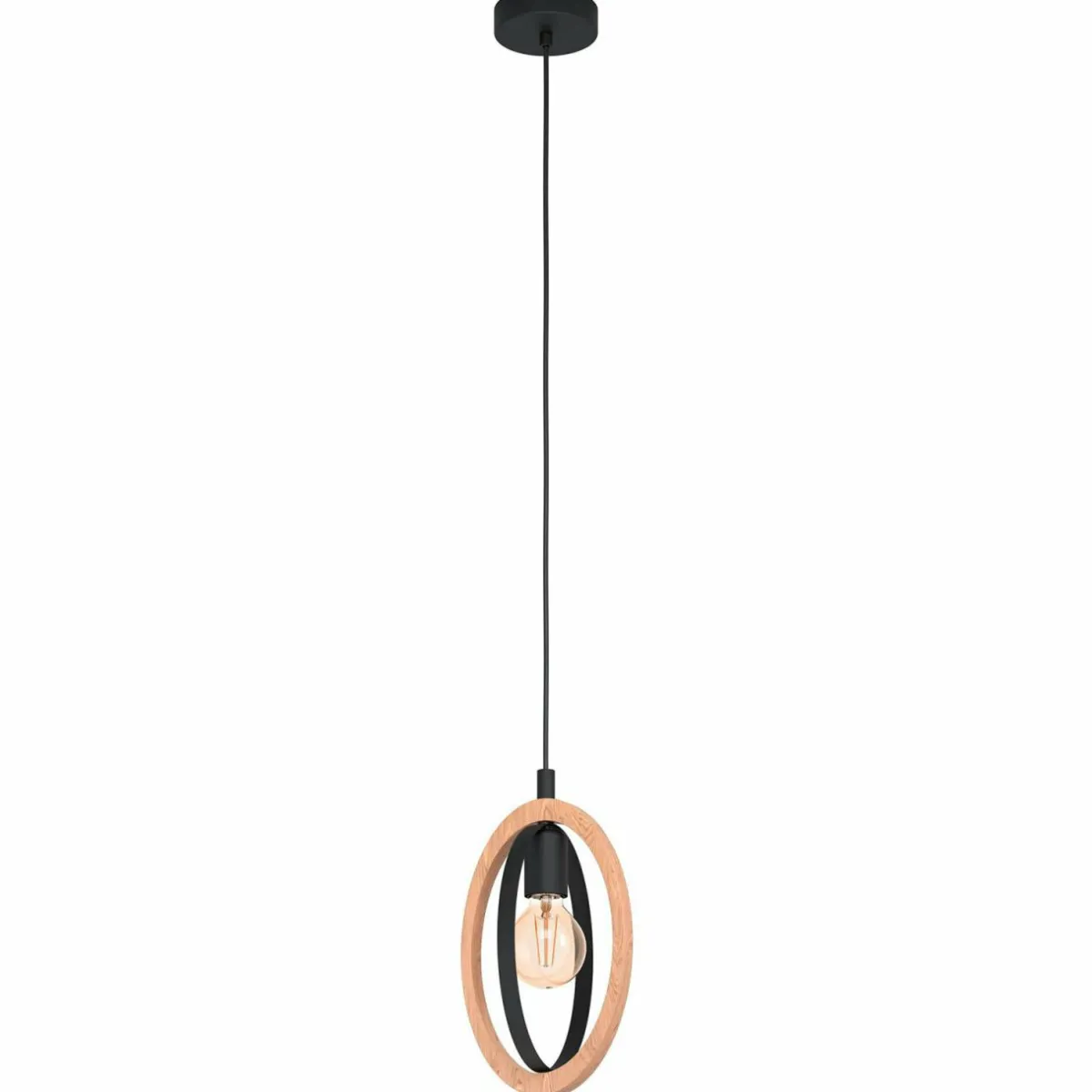 suspension_basildon_en_boisacier___lampe_1.webp Store EGLO Suspension Basildon en bois/acier, à 1 lampe