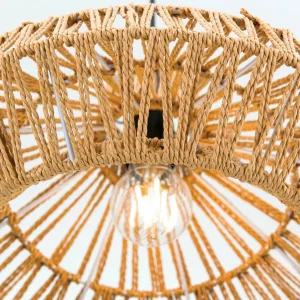 Online ORION Suspension Basket abat-jour en corde de chanvre