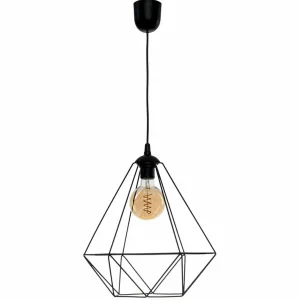 Cheap Eko-Light Suspension Basket, noire, à une lampe