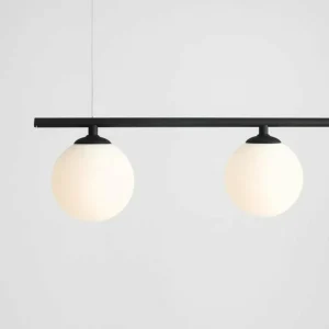 Shop ALDEX Suspension Beryl à 3 lampes, noire