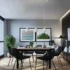 Flash Sale ALDEX Suspension Beryl, trois lampes, blanche