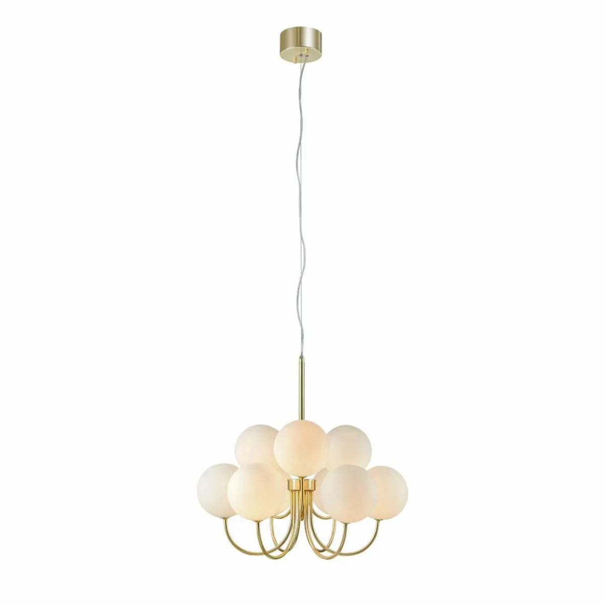 suspension_bianco__lampes_orblanc_verre_g_0.webp Hot Markslöjd Suspension Bianco, 9 lampes, or/blanc, verre, G9