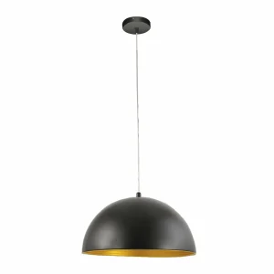 Best Sale Fabas Luce Suspension bicolore Dingle, noir doré