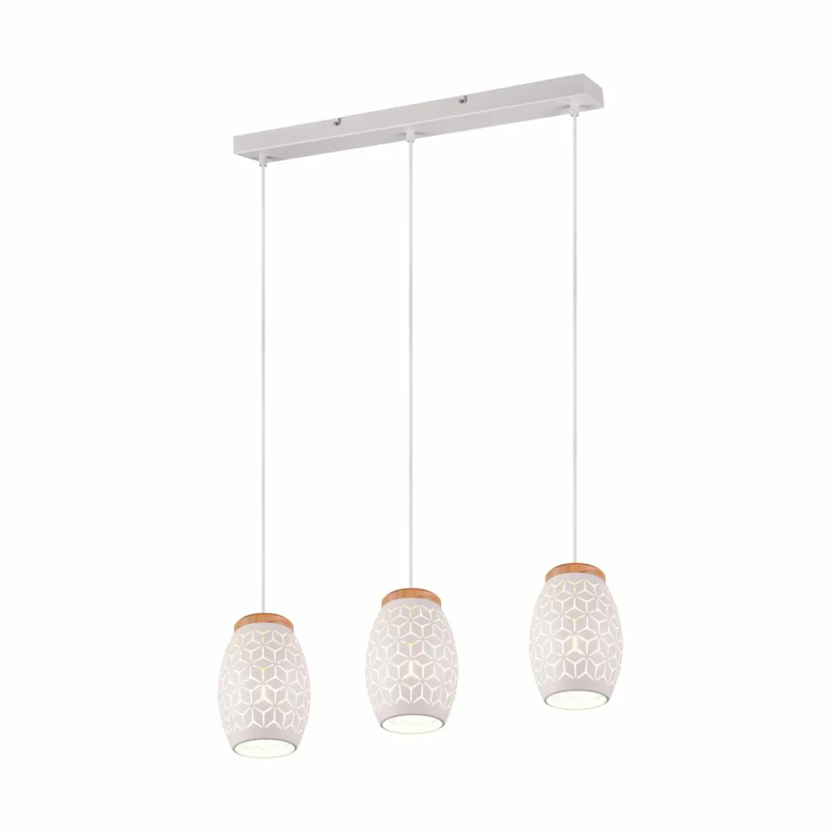 suspension_bidar_longueur__cm_blanc_mat__lampes_mtal_0.webp Shop Reality Leuchten Suspension Bidar, longueur 71 cm, blanc mat, 3 lampes, métal