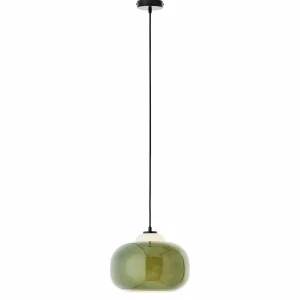 Discount Brilliant Suspension Blop en verre, verte