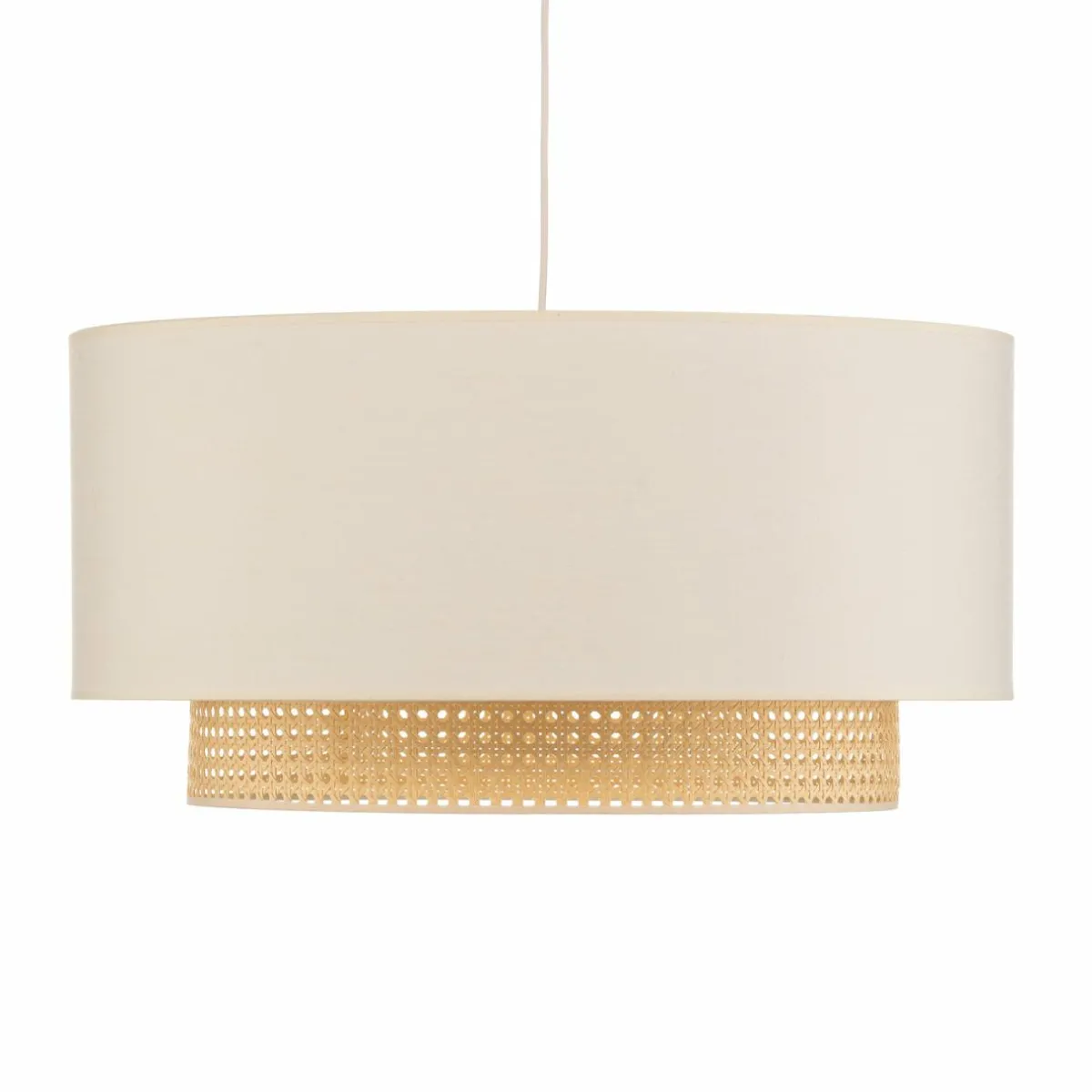 suspension_boho__cm__lampe_crublancrotin_2.webp Sale Duolla Suspension Boho Ø 60 cm 1 lampe écru-blanc/rotin