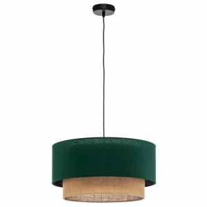Cheap Duolla Suspension Boho Ø 45 cm 1 lampe verte/jute