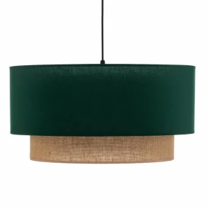 Cheap Duolla Suspension Boho Ø 45 cm 1 lampe verte/jute