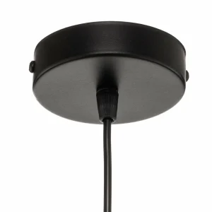 Online Duolla Suspension Boho jute & black Ø45cm 1 lampe