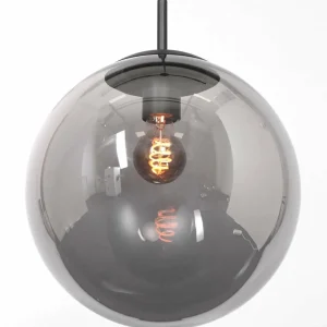 Shop Steinhauer Suspension Bollique, noir, Ø 30 cm, verre, 1 lampe, sphère