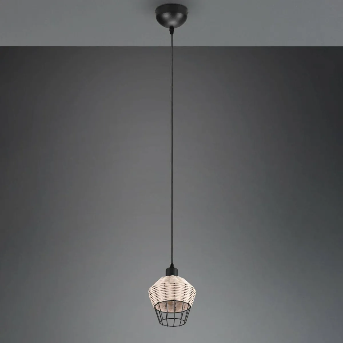 suspension_borka___lampe___cm_nature_0.webp Outlet Reality Leuchten Suspension Borka, à 1 lampe, Ø 17,5 cm, Nature