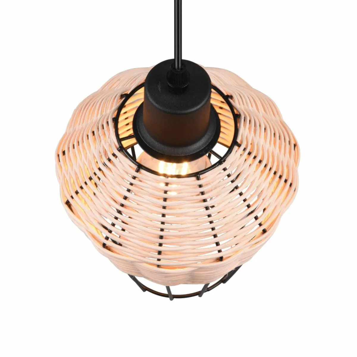 suspension_borka___lampe___cm_nature_5.webp Outlet Reality Leuchten Suspension Borka, à 1 lampe, Ø 17,5 cm, Nature