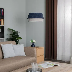 Best Sale Euluna Suspension Boucle, Ø 50 cm, bleue/grise