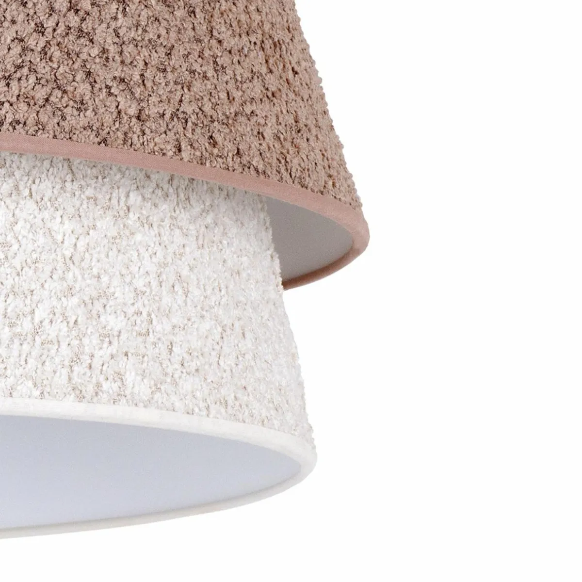 suspension_boucle__cm_cappuccinocru_2.webp Store Euluna Suspension Boucle, Ø 50 cm, cappuccino/écru