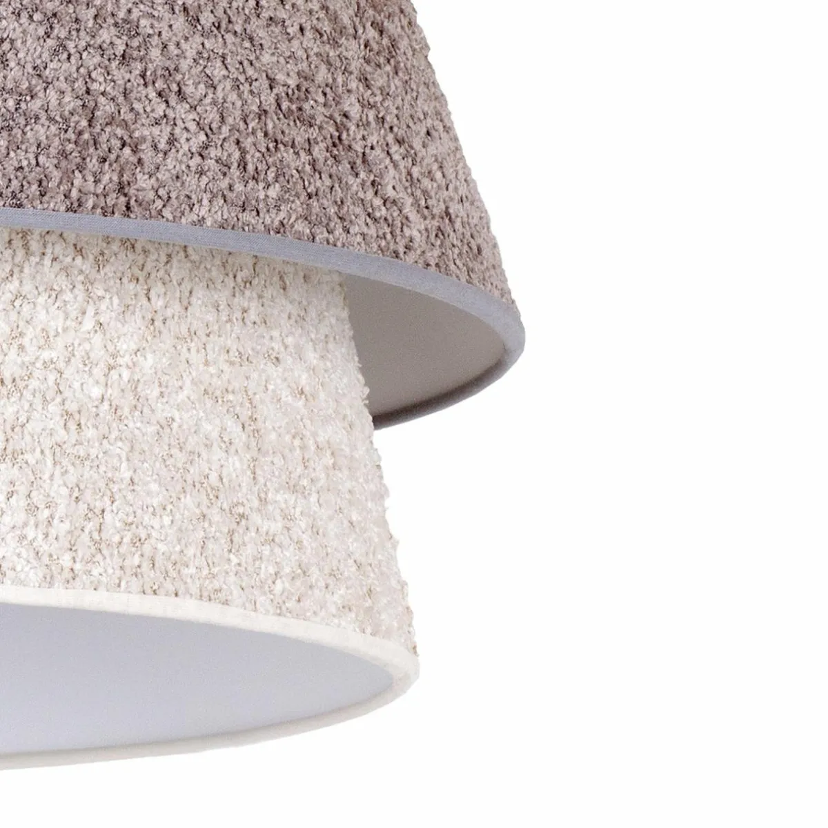 suspension_boucle__cm_grisecru_3.webp Store Euluna Suspension Boucle, Ø 50 cm, grise/écru