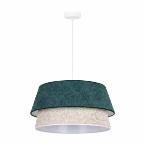 Online Euluna Suspension Boucle, Ø 50 cm, verte/écru