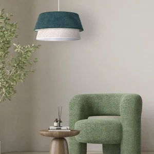 Online Euluna Suspension Boucle, Ø 50 cm, verte/écru