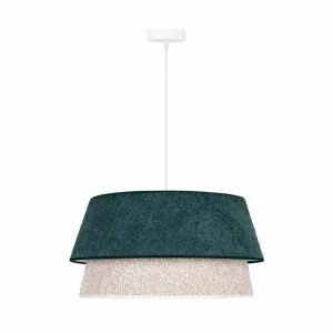 Online Euluna Suspension Boucle, Ø 50 cm, verte/écru