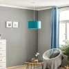 Cheap Duolla Suspension Bristol, motif tissé, turquoise