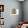 Discount Duolla Suspension Bristol, motif toile, beige
