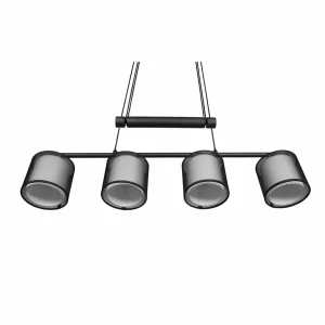 New Trio Lighting Suspension Burton, à quatre lampes