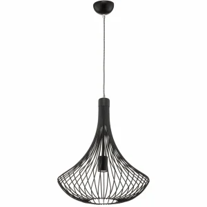 New Lamkur Suspension Cage noire, abat-jour cage
