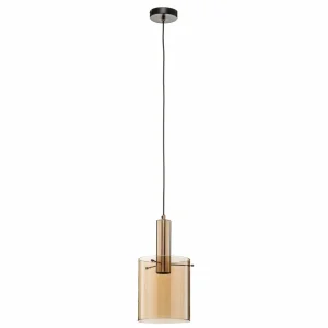 New Alfa Suspension Calena, une lampe, dorée