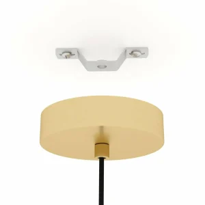 Cheap EGLO Suspension Caprarola, Ø 20 cm, sable, verre/métal