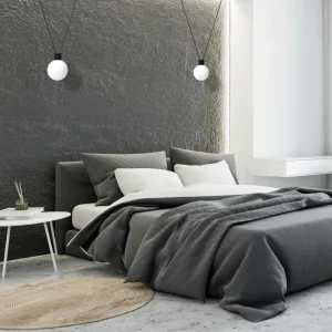 Cheap Eko-Light Suspension Capri avec abat-jour rond, à 1 lampe