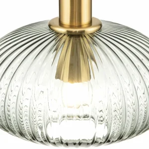 Best Sale ORION Suspension Carneval, laiton vieilli/gris fumée, Ø 25 cm, verre