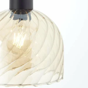 Cheap Brilliant Suspension Casto, Ø 19 cm, ambre, verre