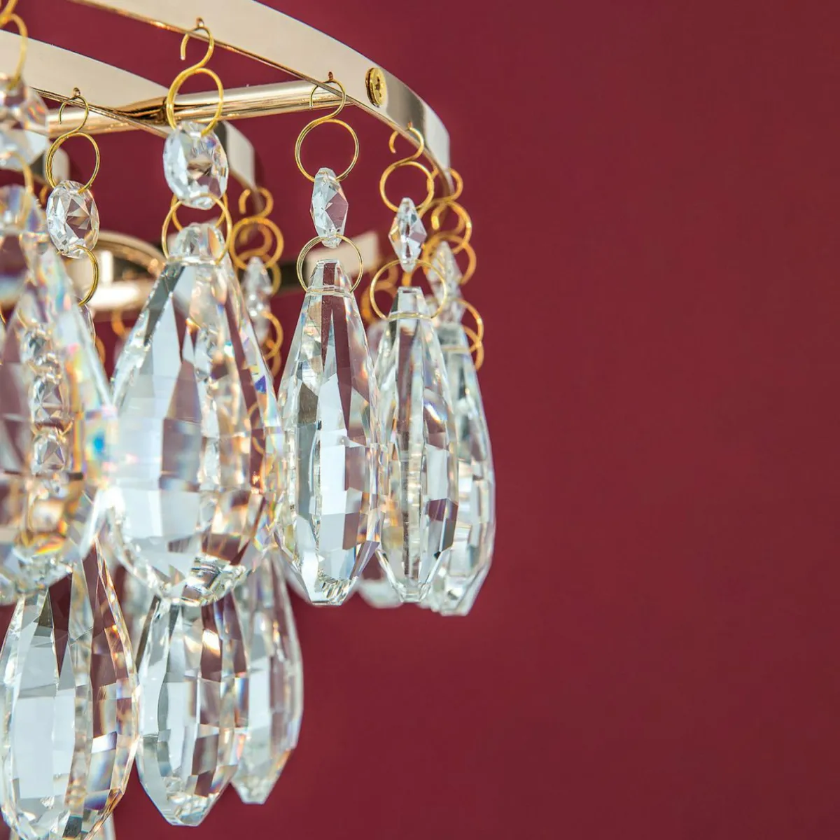suspension_celeste_cristaux_k_dore__l_1.webp Outlet ORION Suspension Celeste cristaux K9, dorée, 9 l