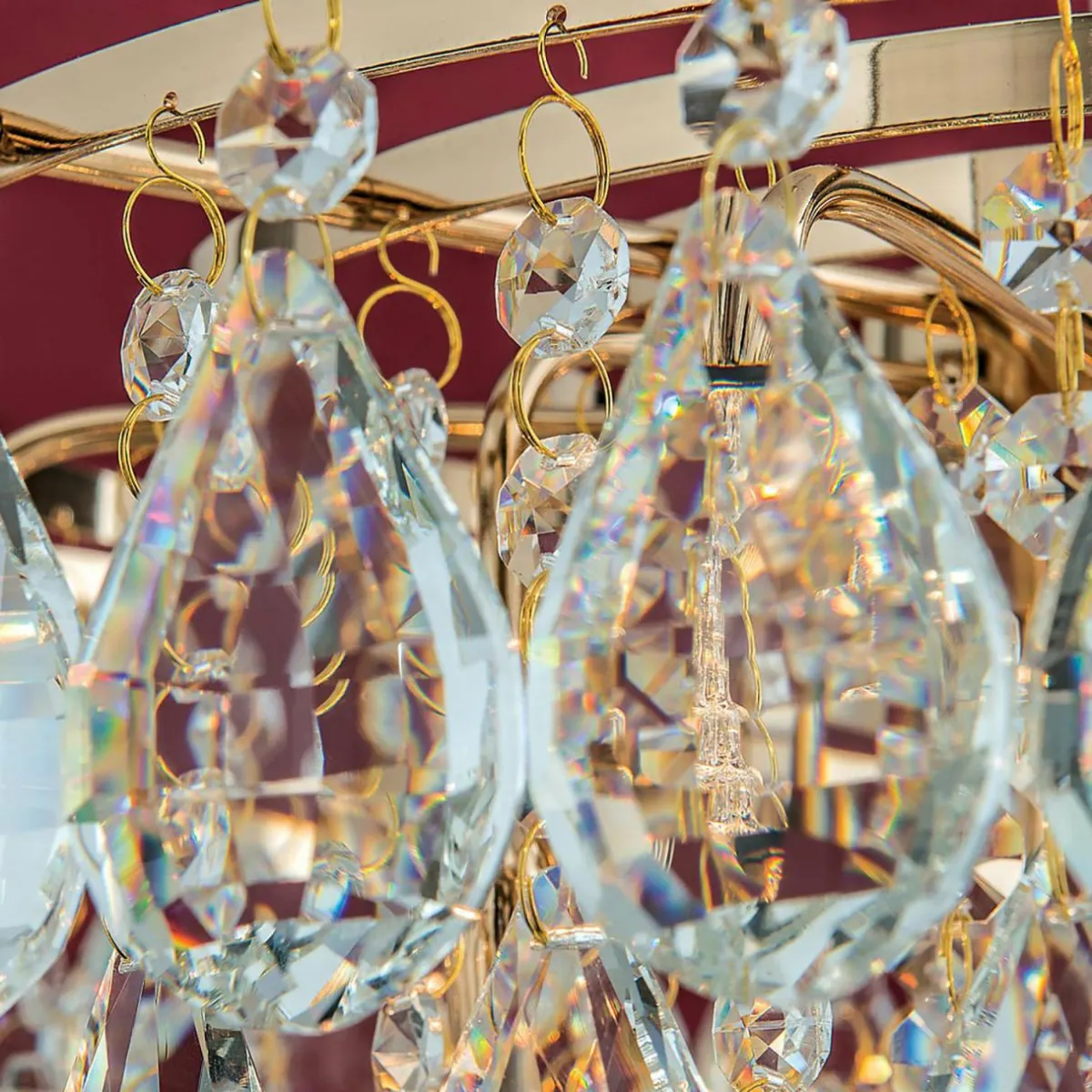 suspension_celeste_cristaux_k_dore__l_2.webp Outlet ORION Suspension Celeste cristaux K9, dorée, 9 l