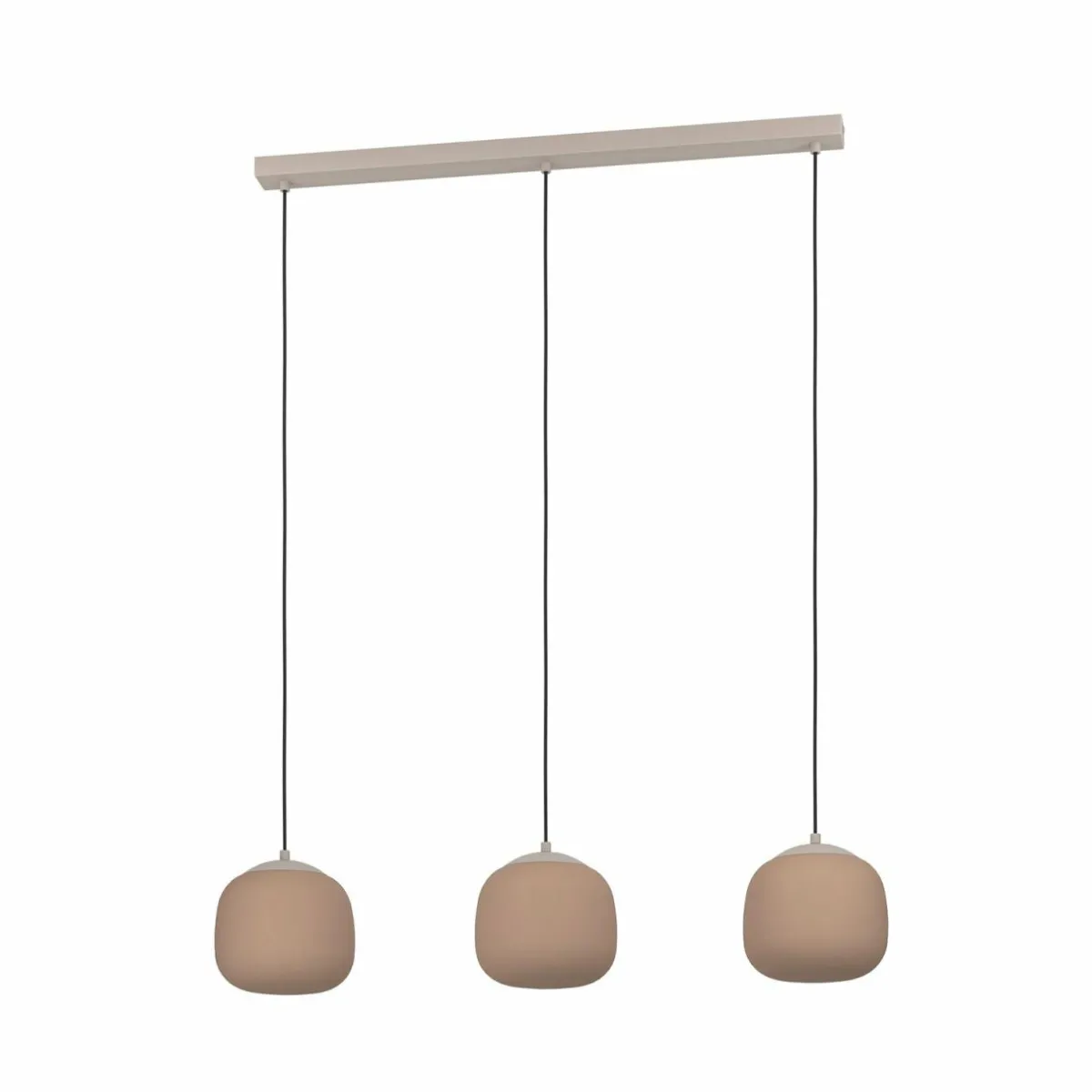 suspension_cominio_taupesable___lampes_0.webp Online EGLO Suspension Cominio taupe/sable, à 3 lampes
