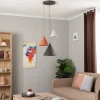 Outlet TK Lighting Suspension Cono, à 3 lampes, ronde, multicolore, tailles mélangées