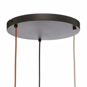 Outlet TK Lighting Suspension Cono, à 3 lampes, ronde, multicolore, tailles mélangées