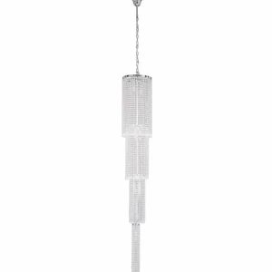 Sale Clayre&Eef Suspension CR114 avec pendentif en verre, 210 cm