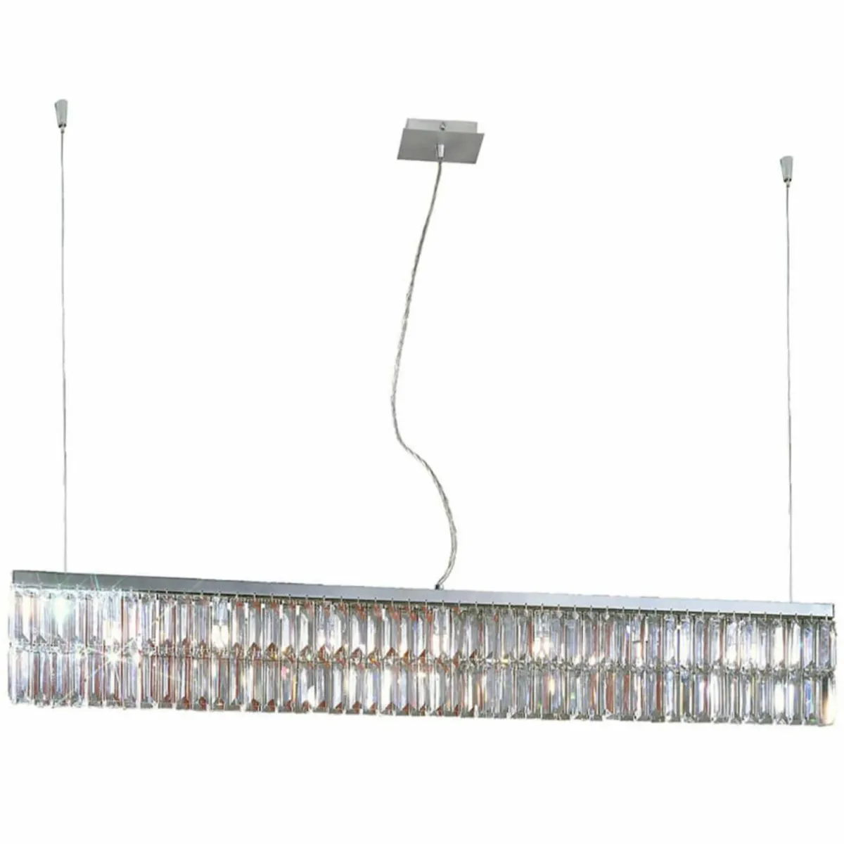 suspension_cristal_prisma_chrome_1.webp Outlet KOLARZ Suspension cristal PRISMA chrome